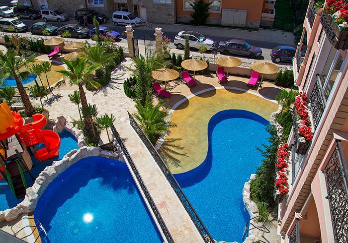 Romance Marine Aparthotel Sunny Beach Exterior foto