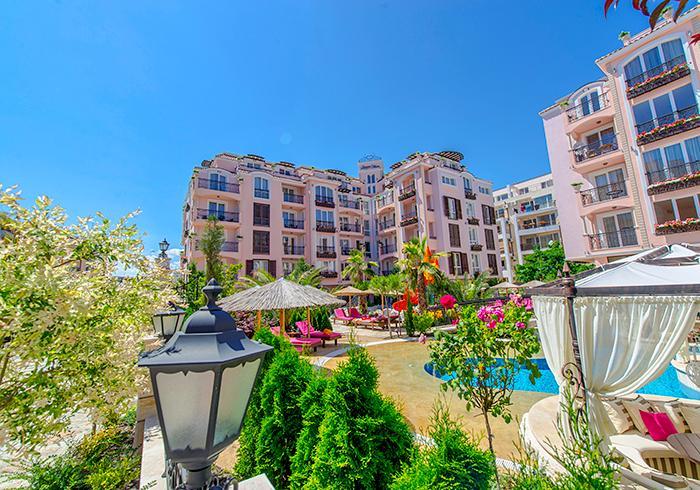 Romance Marine Aparthotel Sunny Beach Exterior foto